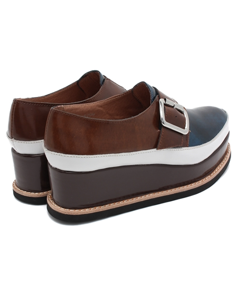 ROSE BUD（ローズバッド）の「【sweet 掲載】(JEFFREY CAMPBELL FOR ROSE BUD)YYH:JC-103-21NS BELETED PLATFORM SHOES（その他シューズ・レディース・ブラック×ホワイト/ブラウン系その他・36/39/38/37）」の7枚目の写真