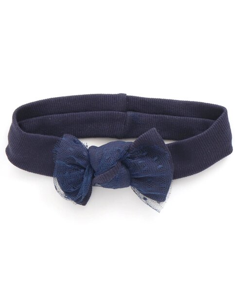 apres les cours（アプレレクール）の「■ベビーヘアバンド（ヘアバンド・キッズ・ネイビー/グレー/ピンク/アイボリー・46）」の4枚目の写真