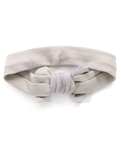 apres les cours（アプレレクール）の「■ベビーヘアバンド（ヘアバンド・キッズ・ネイビー/グレー/ピンク/アイボリー・46）」の9枚目の写真