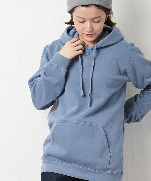 comfort colors(コンフォートカラーズ)の「【 COMFORT COLORS / コンフォート カラーズ 】 フード付きスウェット パーカー フーディー(パーカー・メンズ・レッド/ライトグリーン/ブラック/ブルー/ホワイト・MEDIUM/SMALL/X-LARGE/LARGE)」の4枚目の写真