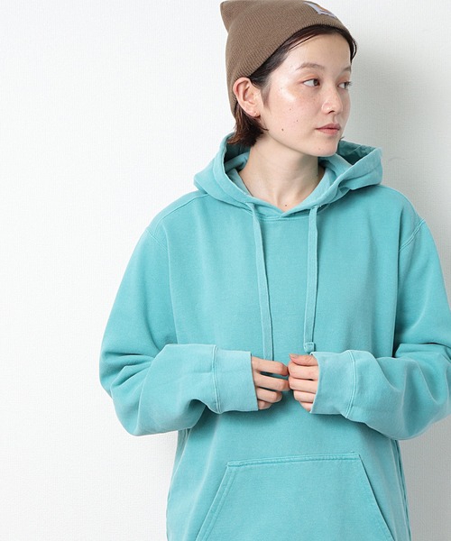 comfort colors(コンフォートカラーズ)の「【 COMFORT COLORS / コンフォート カラーズ 】 フード付きスウェット パーカー フーディー(パーカー・メンズ・レッド/ライトグリーン/ブラック/ブルー/ホワイト・MEDIUM/SMALL/X-LARGE/LARGE)」の3枚目の写真