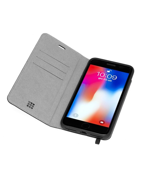 MOLESKINE(モレスキン)の「モレスキン iPhoneケース 6+/6s+/7+/8+ クラシックブックタイプ ソフトタッチケース リーディング(スマホケース/カバー・メンズ・ブラック/レッド系その他・ONE SIZE)」の4枚目の写真