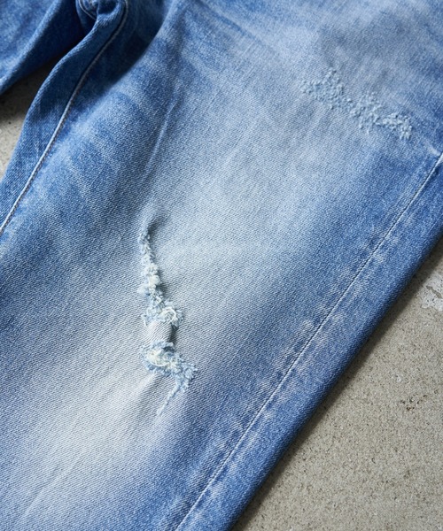 AMERICAN HOLIC（アメリカンホリック）の「プレミアムスリムフィットデニム　〇＊（デニムパンツ・レディース・ライトインディゴブルー/ブルー系その他・SMALL/MEDIUM/LARGE/X-SMALL）」の3枚目の写真