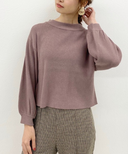 archives（アルシーヴ）の「袖ボリュームニットプルオーバー（ニット/セーター・レディース・ピンク系その他/アイボリー/オフホワイト/ブラック/ブラウン/ブルー/グリーン系その他・MEDIUM）」の18枚目の写真