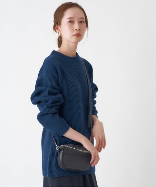 JOURNAL STANDARD relume(ジャーナルスタンダード レリューム)の「7GG ITALYメリノウール 畦編みクルーネックニット(ニット/セーター・メンズ・ホワイト/ブラック/グレー/グリーン/ネイビー/ピンク・MEDIUM/LARGE/X-LARGE)」の19枚目の写真