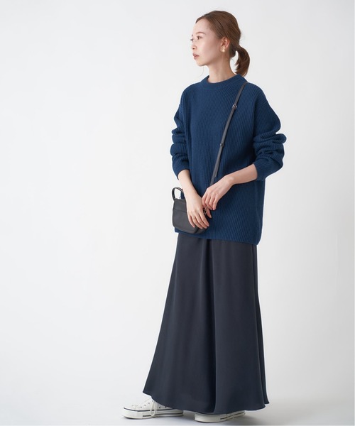 JOURNAL STANDARD relume(ジャーナルスタンダード レリューム)の「7GG ITALYメリノウール 畦編みクルーネックニット(ニット/セーター・メンズ・ホワイト/ブラック/グレー/グリーン/ネイビー/ピンク・MEDIUM/LARGE/X-LARGE)」の21枚目の写真