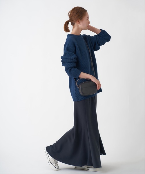 JOURNAL STANDARD relume(ジャーナルスタンダード レリューム)の「7GG ITALYメリノウール 畦編みクルーネックニット(ニット/セーター・メンズ・ホワイト/ブラック/グレー/グリーン/ネイビー/ピンク・MEDIUM/LARGE/X-LARGE)」の22枚目の写真