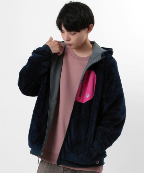 gym master（ジムマスター）の「【gym master/ジムマスター】リバーシブル ボアフリース×タスロンフードジャケット/リバーシブルブルゾン（ブルゾン・メンズ・サンドベージュ/その他1/キナリ/ブラック/ネイビー・XL/L/S/M）」の13枚目の写真