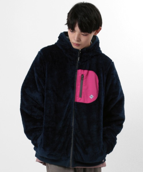 gym master（ジムマスター）の「【gym master/ジムマスター】リバーシブル ボアフリース×タスロンフードジャケット/リバーシブルブルゾン（ブルゾン・メンズ・サンドベージュ/その他1/キナリ/ブラック/ネイビー・XL/L/S/M）」の14枚目の写真