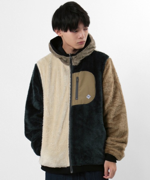 gym master（ジムマスター）の「【gym master/ジムマスター】リバーシブル ボアフリース×タスロンフードジャケット/リバーシブルブルゾン（ブルゾン・メンズ・サンドベージュ/その他1/キナリ/ブラック/ネイビー・XL/L/S/M）」の17枚目の写真