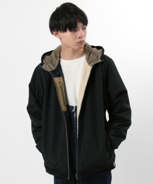 gym master（ジムマスター）の「【gym master/ジムマスター】リバーシブル ボアフリース×タスロンフードジャケット/リバーシブルブルゾン（ブルゾン・メンズ・サンドベージュ/その他1/キナリ/ブラック/ネイビー・XL/L/S/M）」の18枚目の写真