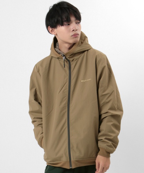 gym master（ジムマスター）の「【gym master/ジムマスター】リバーシブル ボアフリース×タスロンフードジャケット/リバーシブルブルゾン（ブルゾン・メンズ・サンドベージュ/その他1/キナリ/ブラック/ネイビー・XL/L/S/M）」の12枚目の写真