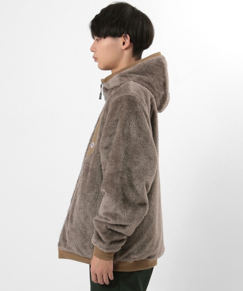 gym master（ジムマスター）の「【gym master/ジムマスター】リバーシブル ボアフリース×タスロンフードジャケット/リバーシブルブルゾン（ブルゾン・メンズ・サンドベージュ/その他1/キナリ/ブラック/ネイビー・XL/L/S/M）」の19枚目の写真