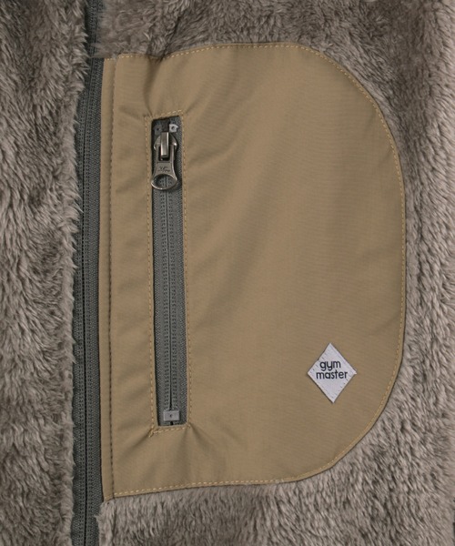 gym master（ジムマスター）の「【gym master/ジムマスター】リバーシブル ボアフリース×タスロンフードジャケット/リバーシブルブルゾン（ブルゾン・メンズ・サンドベージュ/その他1/キナリ/ブラック/ネイビー・XL/L/S/M）」の22枚目の写真