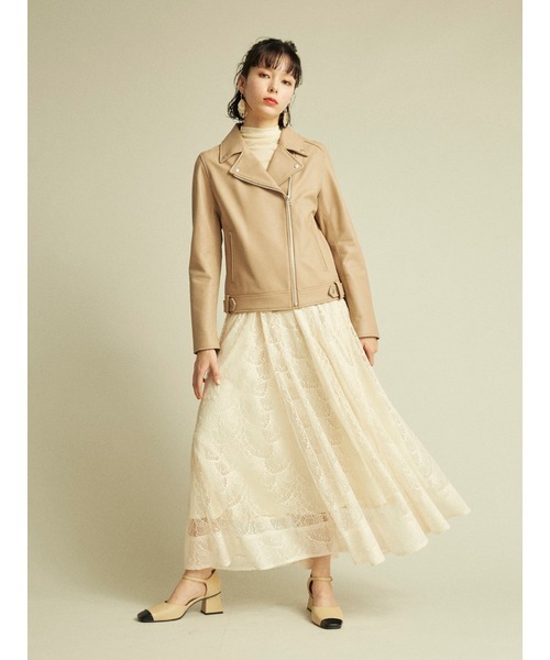 version of you ちゃぴさん リブトップス　ベージュ version of you ちゃぴさん リブトップス ベージュ - メルカリ