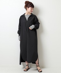 Spick & Span | コードレーンオープンカラー ワンピース◆(シャツワンピース)