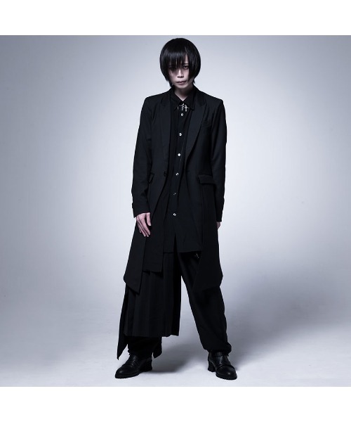 CIVARIZE(シヴァーライズ)の「『CIVARIZE』フェイクレイヤードアシメデザインシャツ(シャツ/ブラウス・メンズ・ブラック/ホワイト・L/M)」の8枚目の写真