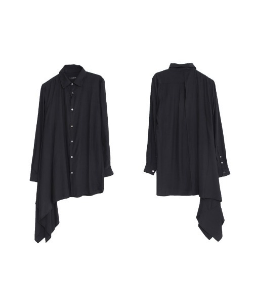 CIVARIZE(シヴァーライズ)の「『CIVARIZE』フェイクレイヤードアシメデザインシャツ(シャツ/ブラウス・メンズ・ブラック/ホワイト・L/M)」の17枚目の写真
