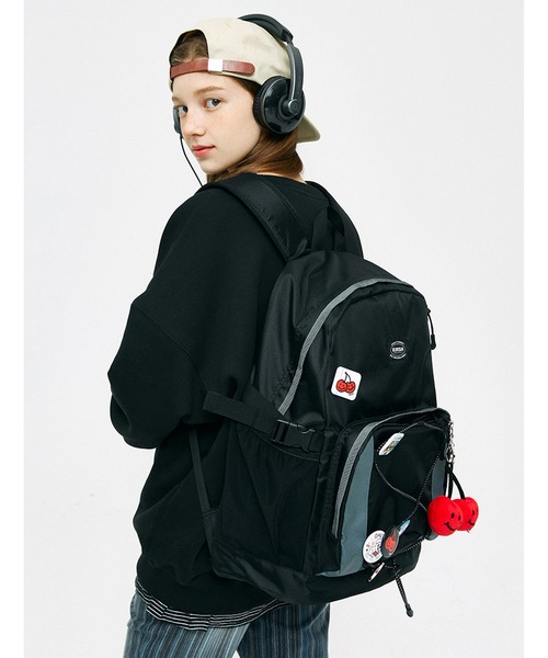 ☆韓国の人気☆【KIRSH】☆CHERRY BOHEMIAN POMPOM CA.P☆ さくらんぼ”がモチーフの大人気韓国ファッションブランド「KIRSH