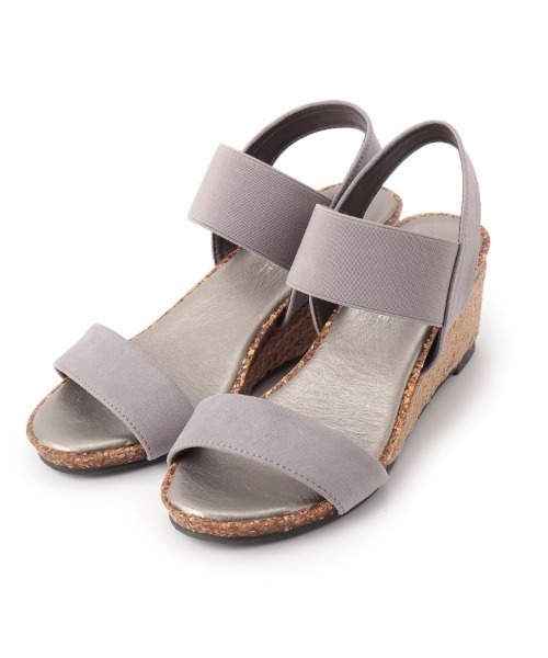 SHOO・LA・RUE(シューラルー)の「◆累計28万足!ウェッジソールサンダル「シューダル」(サンダル・レディース・ブラック/ネイビー/ライトグリーン/サンドベージュ/ブロンズ/ライトパープル/パープル系その他/ベージュ系その他2/オレンジ系その他2/ブラック系1/ブラック系6/ブラック系8/ダークブラウン系7/ブラウン系2/ブラウン系5/ネイビー系/ライトイエロー系1/ピンク系/シルバー系2/シルバー系6/ゴールド系2/ゴールド系5/ゴールド系6/カーキ/ベージュ系3/ベージュ系その他3/シルバー系7/ベージュ系その他5/ブルー系3/ピンク系その他・35/45/25)」の19枚目の写真