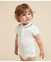 PETIT BATEAU | 衿付き半袖ボディ(その他アンダーウェア/インナー)