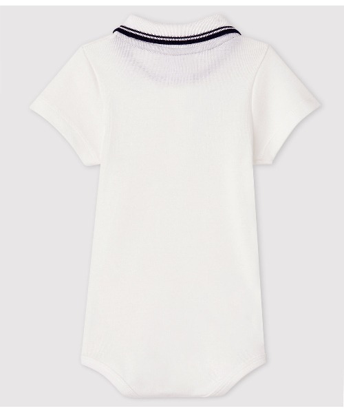 PETIT BATEAU（プチバトー）の「衿付き半袖ボディ（その他アンダーウェア/インナー・キッズ・オフホワイト・18MONTH/12MONTH/24MONTH/6MONTH）」の6枚目の写真