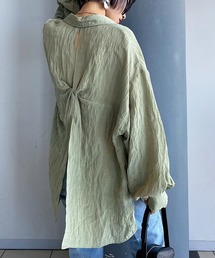 PAGEBOY | バックツイストシアーシャツ(シャツ/ブラウス)