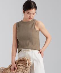 green label relaxing | FM カップ付き レイヤード キャミソール タンクトップ セット(Tシャツ/カットソー)