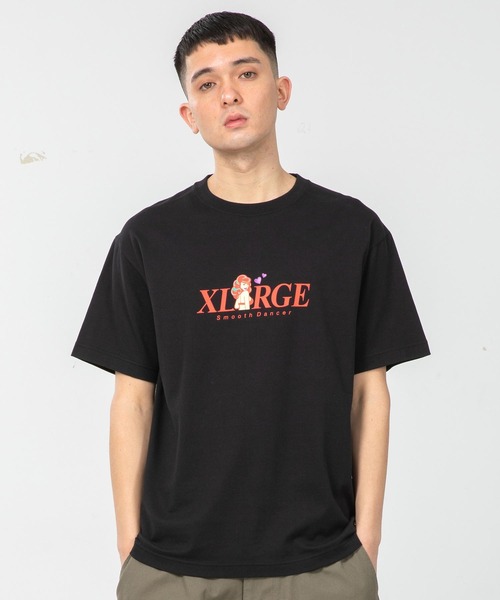 XLARGE(エクストララージ)の「S/S TEE SMOOTH DANCER(Tシャツ/カットソー・メンズ・ホワイト/ピンク/ブラック・M/S/L/XL)」の1枚目の写真
