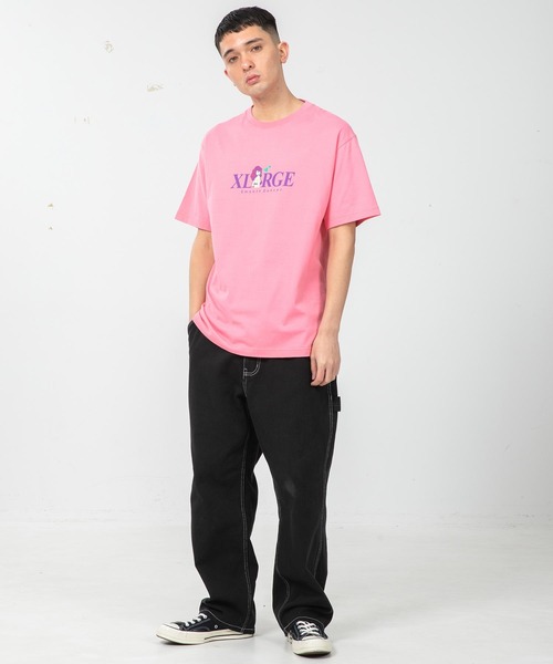 XLARGE(エクストララージ)の「S/S TEE SMOOTH DANCER(Tシャツ/カットソー・メンズ・ホワイト/ピンク/ブラック・M/S/L/XL)」の6枚目の写真