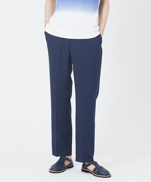 ABAHOUSE（アバハウス）の「【セットアップ対応】 PEツイル フルレングス パンツ（その他パンツ・メンズ・ネイビー/ベージュ/サックスブルー・44/48/46）」の3枚目の写真