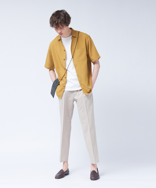 ABAHOUSE（アバハウス）の「【セットアップ対応】 PEツイル フルレングス パンツ（その他パンツ・メンズ・ネイビー/ベージュ/サックスブルー・44/48/46）」の8枚目の写真