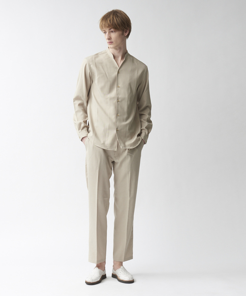 ABAHOUSE（アバハウス）の「【セットアップ対応】 PEツイル フルレングス パンツ（その他パンツ・メンズ・ネイビー/ベージュ/サックスブルー・44/48/46）」の6枚目の写真