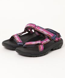 Teva（テバ）の「Teva テバ W HURRICANE XLT 2 レディースサンダル(ウィメンズハリケーンXLT2) 1019235 ブラック×イエロー/チャコールグレー/パープル（サンダル）」