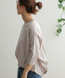 URBAN RESEARCH DOORS（アーバンリサーチドアーズ）の「コットンタック7分袖プルオーバー（Tシャツ/カットソー・レディース）」