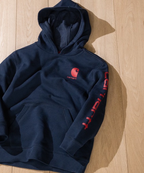 【22】〔CARHARTT/カーハート〕ロゴスウェットパーカー
