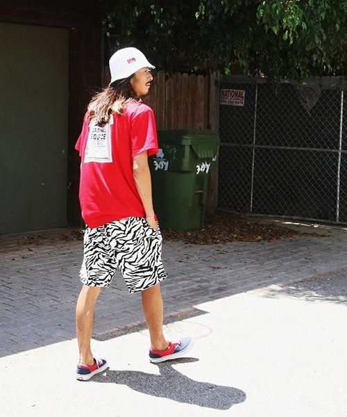 COOKMAN（クックマン）の「Cookman クックマン シェフショートパンツ ハーフパンツ イージーパンツ ゼブラ（その他パンツ・メンズ・ホワイト・SMALL/MEDIUM/LARGE/X-LARGE）」の2枚目の写真