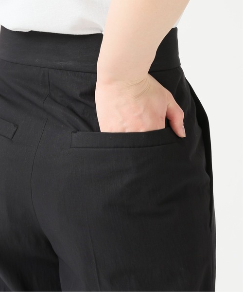 VERMEIL par iena（ヴェルメイユパーイエナ）の「CO/NYガスボイルドライツイルパンツ◆（その他パンツ・レディース・ブラック/パープル・40/38/36）」の3枚目の写真