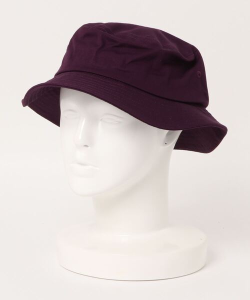 FRUIT OF THE LOOM（フルーツオブザルーム）の「【FRUIT OF THE LOOM】Bucket Hat Twill/バケットハット（ハット・レディース・ホワイト/ブラック/ベージュ/パープル/レッド/カーキ・FREE）」の5枚目の写真