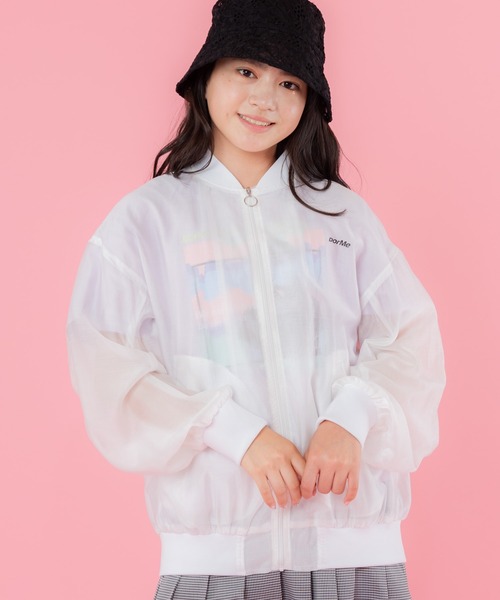 porMe（ポルミー）の「porMe/ロゴシアーブルゾン（ブルゾン）」 - WEAR