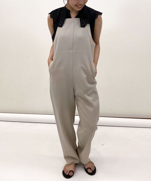 Rie Miller(リエミラー)の「フリルビックカラー2WAYブラウス(シャツ/ブラウス・レディース・ホワイト/ベージュ系1/ブラック/チャコールグレー/サックスブルー/ベージュ・38)」の21枚目の写真