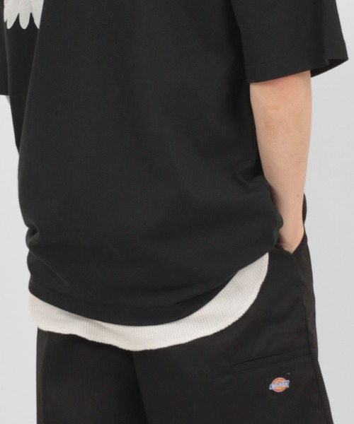 make a ray!（メイク ア レイ！）の「ワッフルラウンド ロングタンクトップ（タンクトップ・メンズ・ホワイト/グレイッシュベージュ/グレー/ブラック・M/L/XL）」の5枚目の写真