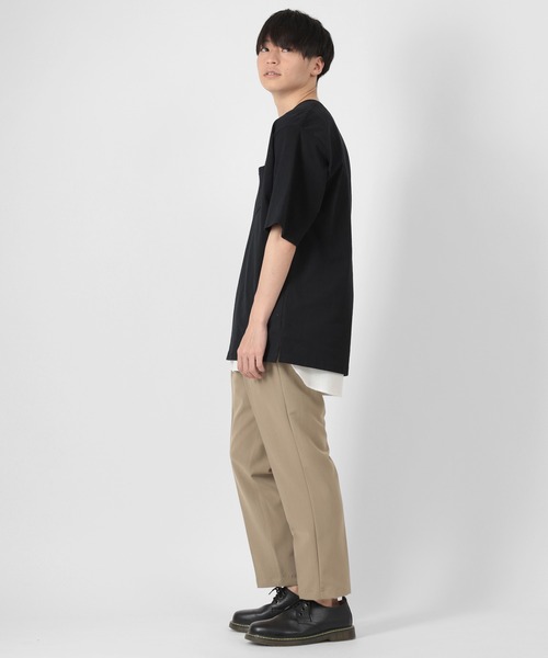 make a ray!（メイク ア レイ！）の「ワッフルラウンド ロングタンクトップ（タンクトップ・メンズ・ホワイト/グレイッシュベージュ/グレー/ブラック・M/L/XL）」の8枚目の写真