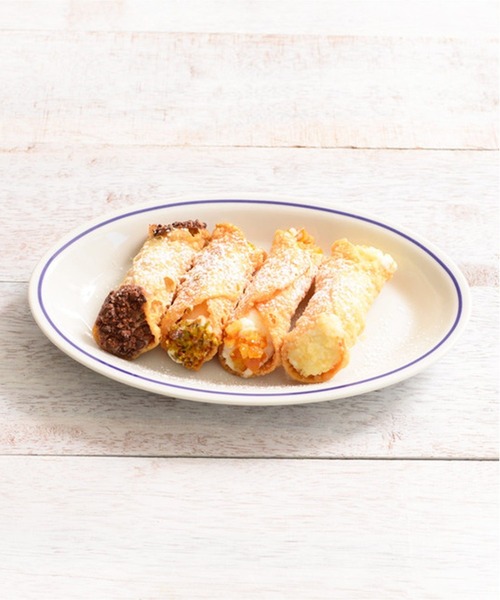 Saturnia/サタルニア】ローマ ブルーライン オーバルプレート 24cm