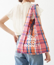 Lilas Campbell | 【Lilas Campbell】リラキャンベル インドチェックエコバッグ(エコバッグ/サブバッグ)