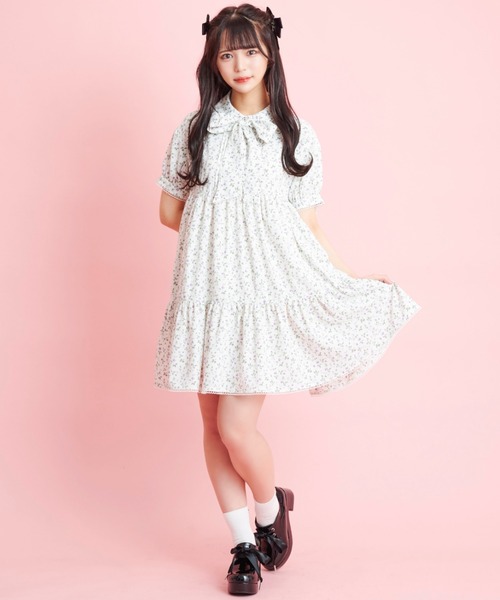 Secret Honey（シークレットハニー）の「花柄ティアードシャツ