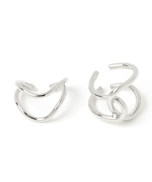 Me%(ミィパーセント)の「☆2点セット☆ヘンケイワイヤーSETリング(リング・レディース・シルバー/ゴールド・FREE)」の3枚目の写真