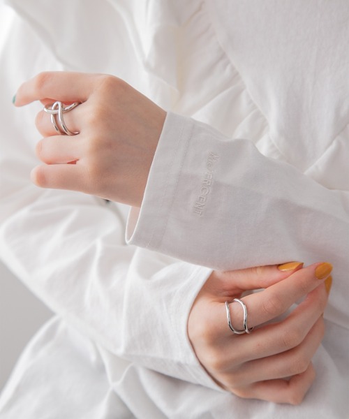 Me%(ミィパーセント)の「☆2点セット☆ヘンケイワイヤーSETリング(リング・レディース・シルバー/ゴールド・FREE)」の12枚目の写真