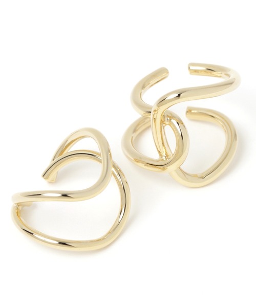 Me%(ミィパーセント)の「☆2点セット☆ヘンケイワイヤーSETリング(リング・レディース・シルバー/ゴールド・FREE)」の6枚目の写真