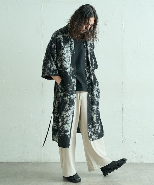 Lui's(ルイス)の「スーパーワイドコットンツイルパンツ(スラックス・メンズ・グリーン/ライトグレー/ブラック・MEDIUM/SMALL)」の7枚目の写真